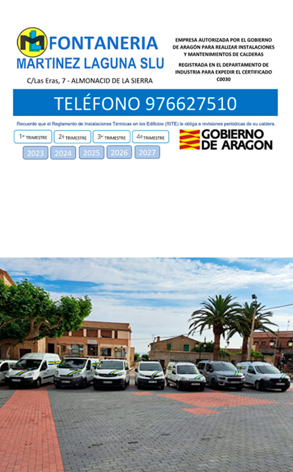 Certificación del Gobierno de Aragón